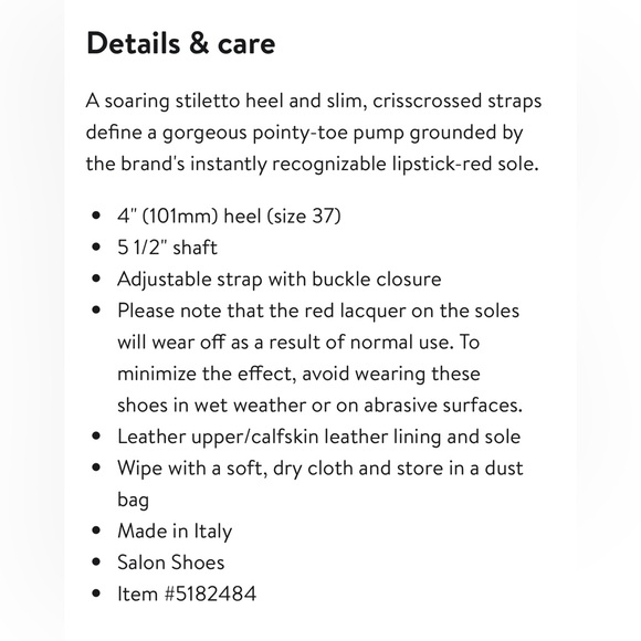 Christian Louboutin Marlena Rock Pointy Toe Pump - Picture 8 of 8